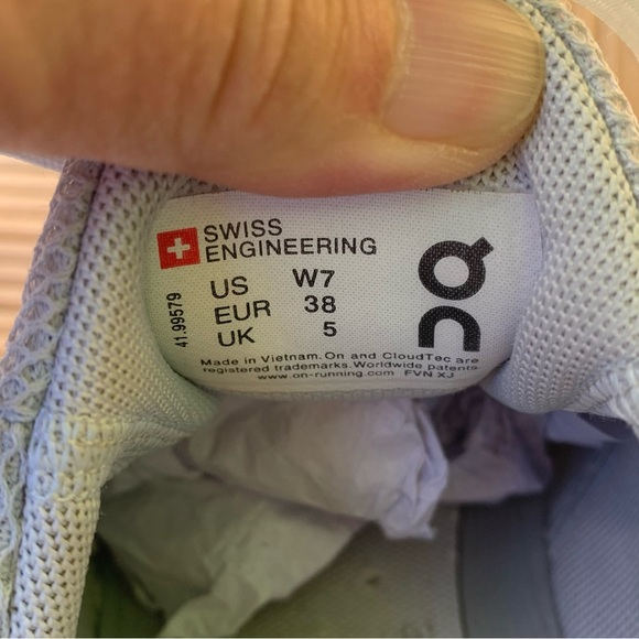 On Running Cloudswift Women's Athletic Shoes - Glacier White - Picture 13 of 16